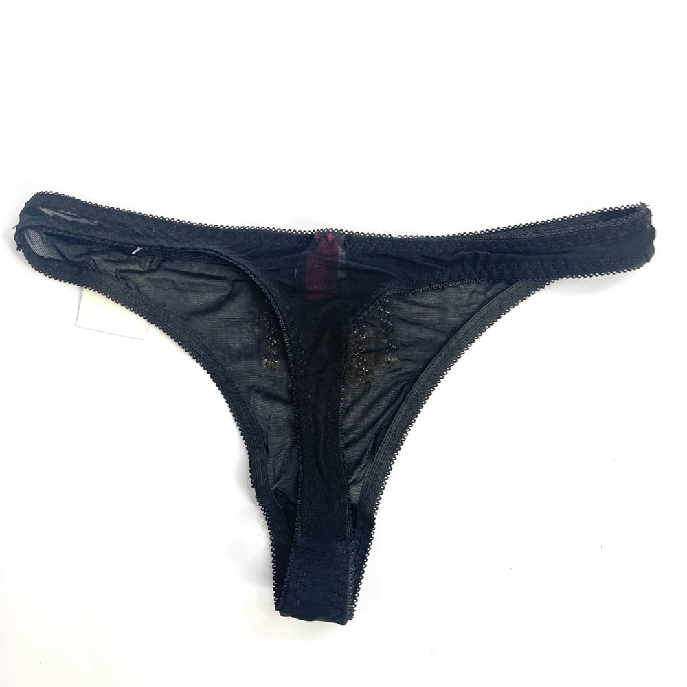 Blu Chic Intimates Lace Thong Panties M Medium - Picture 5 of 5